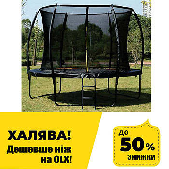 Дитячий батут із захисною сіткою (діаметр 244 см) MS 2921-2-LUX