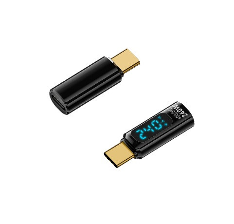 Цифровий світлодіодний Type-C тестер 8K 60HZ PD 240W OTG адаптер конвертер передача даних 40 Гбіт/с вимірювач потужності