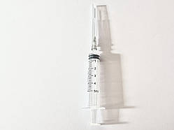 Шприц ін'єкційний одноразового використання луєр сліп "MEDICARE", 5,0 мл (3-х компонентний(0,7*38мм)
