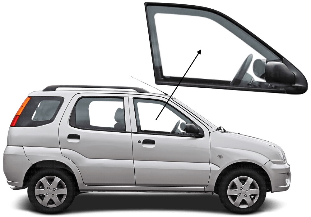 Бічне скло Subaru Justy 2003-2006 передніх дверей праве, фото 1