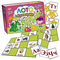 Дитяча розвиваюча гра "Лото. Букварик" MKM0306 рос. мовою