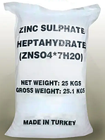 Сульфат цинку Zn SO4 * 7 H20, 25 кг Туреччина