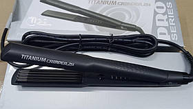 Праска-гофре VOLUME CRIMPER TITANIUM 24 мм біла TICO