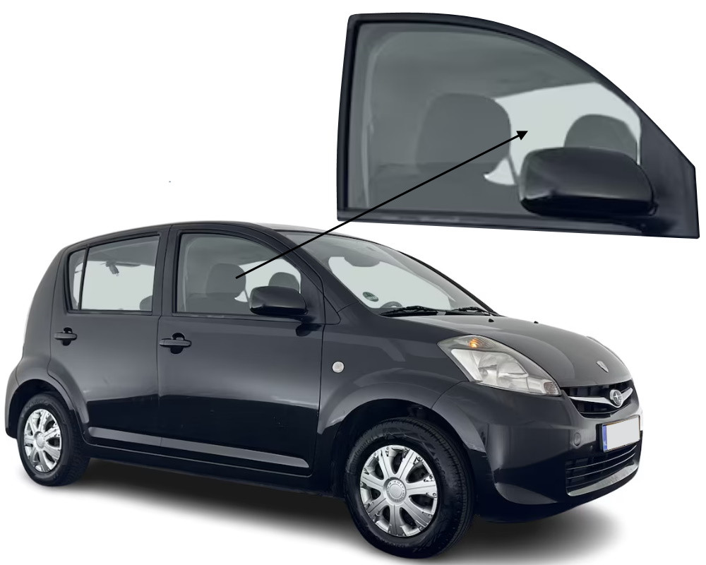 Бічне скло Subaru Justy 2007-2011 передніх дверей праве, фото 1