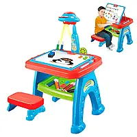 Мольберт дитячий (магнітний столик для малювання з проектором) Limo Toy (AK 0005)