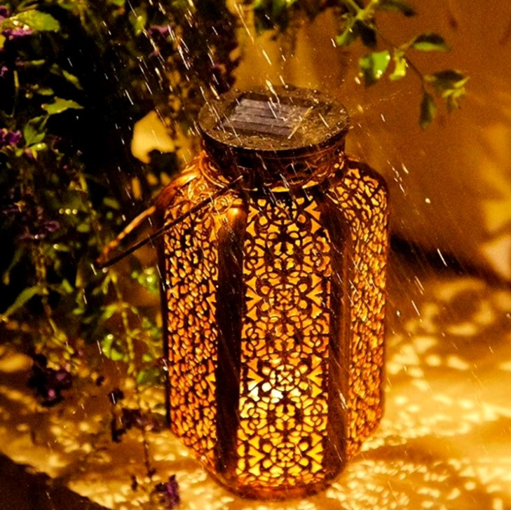 Світлодіодний сонячний ліхтар 23 см, фото 1