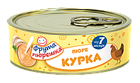 Пюре мясное курица Фрута пюрешка, 120 г