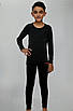 Термобілизна комплект COTPARK для хлопчика 5-15 років арт.1062, Колір Чорний, Розмір одягу підлітковий (за зростанням), фото 2