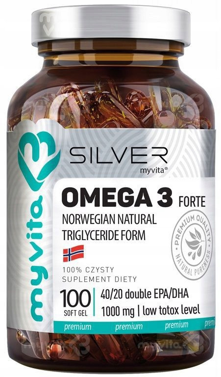 MyVita Silver Omega 3 Forte, 100 капсул, фото 1