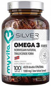 MyVita Silver Omega 3 Forte, 100 капсул