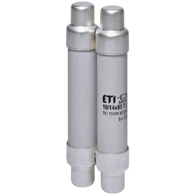 Запобіжник циліндричний плавкий 50A T gPV 10/14x85 1500В 50кА [2626240] CH ETI, фото 1