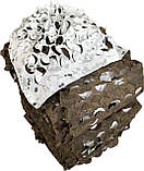 Маскувальна сітка двостороння подвійна біла з коричневим "Зима №1 / Осінь №2", фото 7