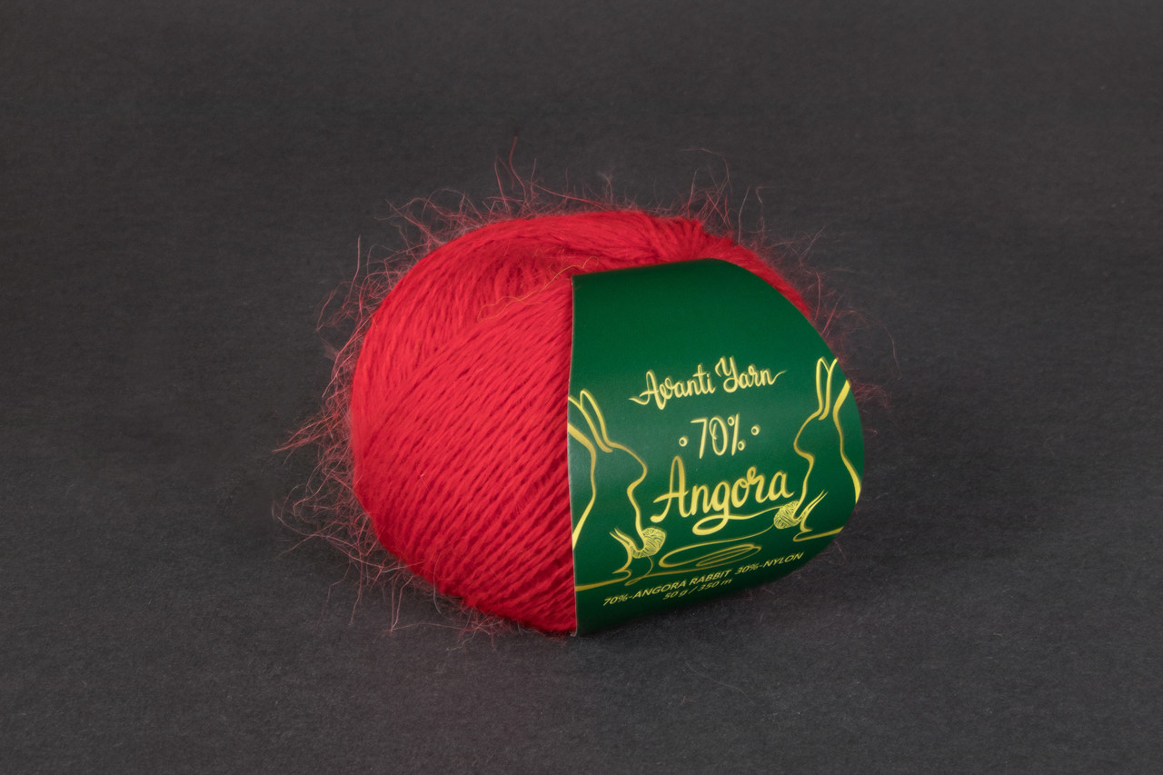 Angora (пряжа Ангора 70%) - 914 червоний, фото 1