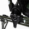 Коропове крісло-ліжко Ranger Carp SL-112 до 140 кг з чохлом, зелений, фото 9