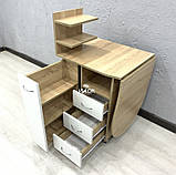 Складний манікюрний стіл на колесах V384, фото 5