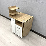 Складний манікюрний стіл на колесах V384, фото 4