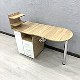 Складний манікюрний стіл на колесах V384, фото 3