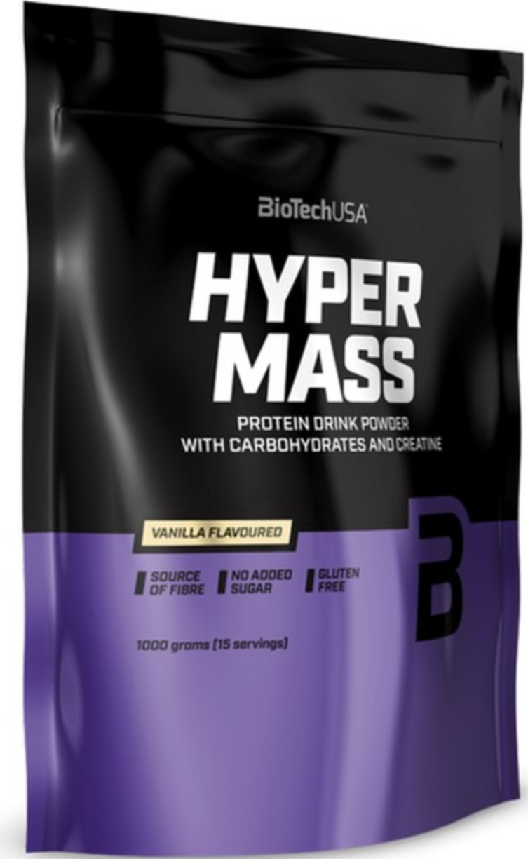 Гейнер BioTech Hyper Mass 1000 г ваніль
