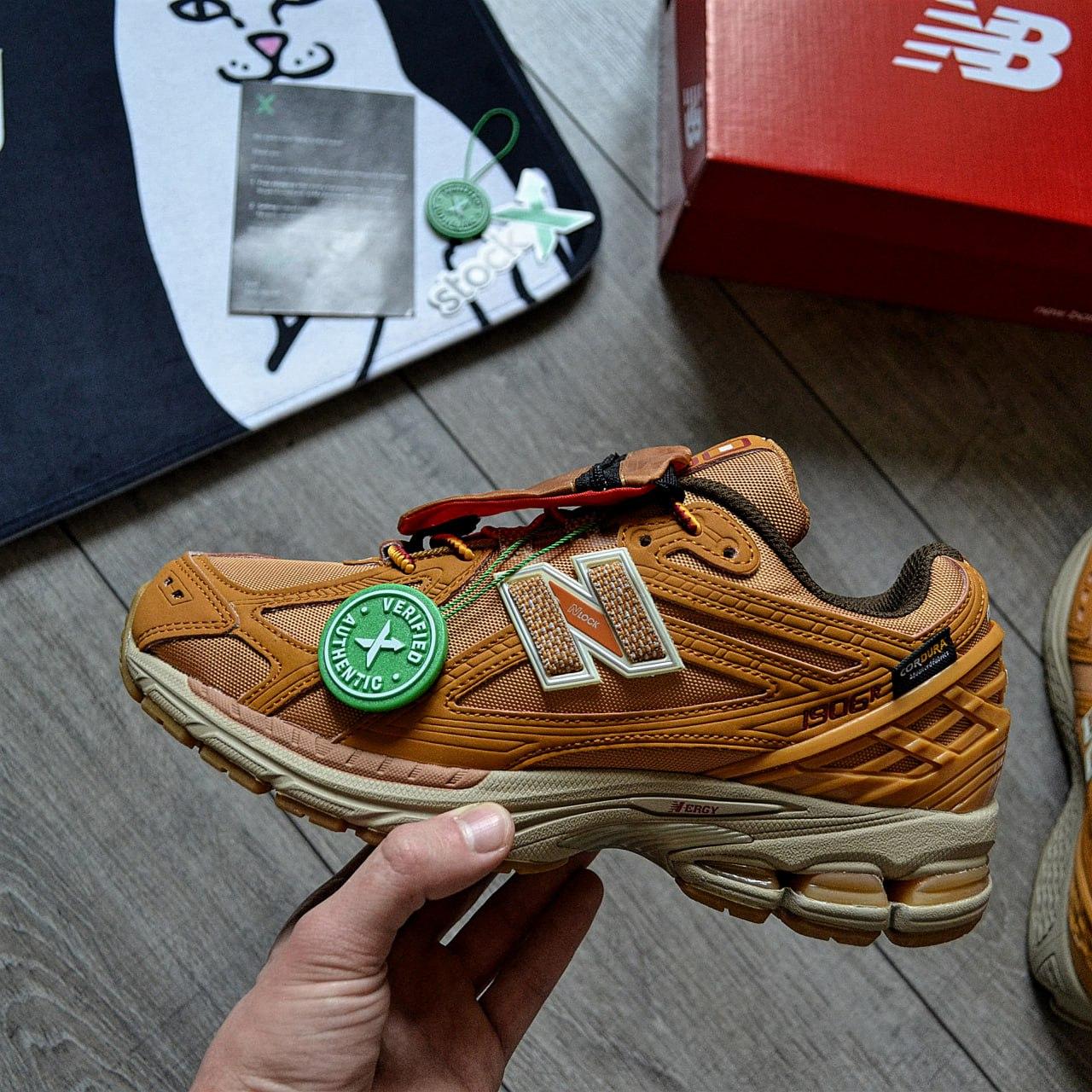 Чоловічі кросівки New Balance 1906R Cordura Pocket Rob Brown (Коричневі) Нью Беланс 1906Р замша нейлон текстиль демісезон