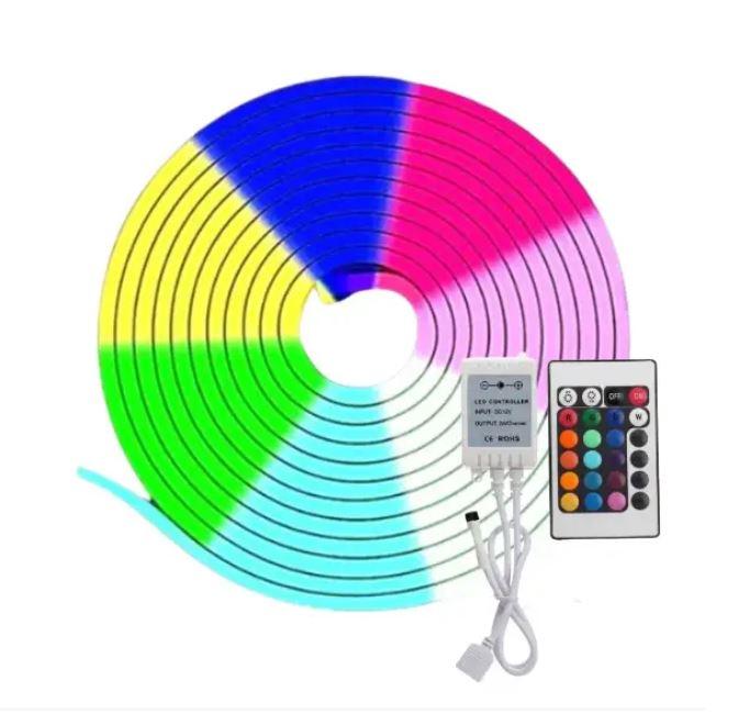 Неонова RGB стрічка Neon Strip – гнучка та керована з пульта