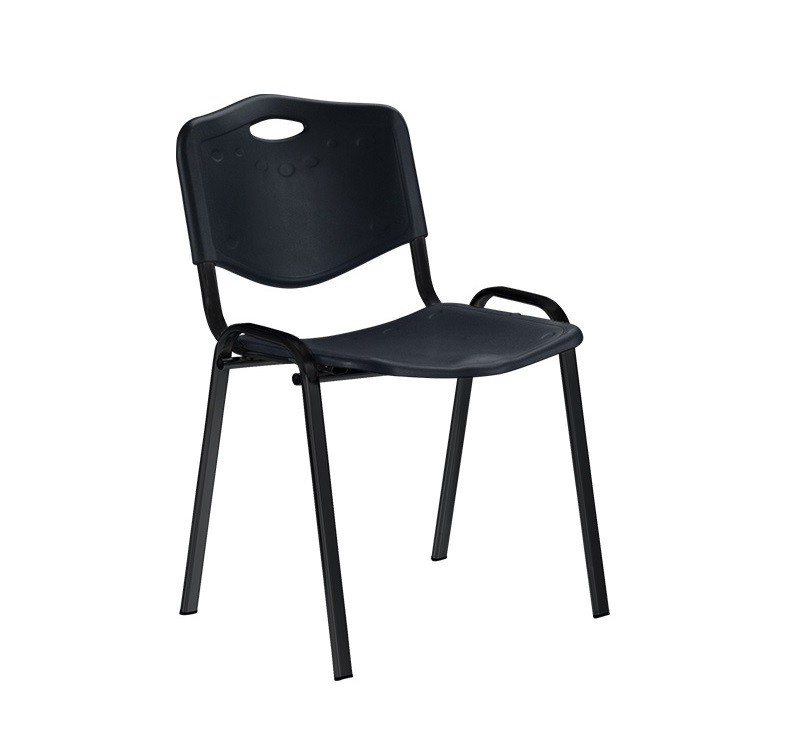 Стілець офісний Iso plast black пластик К-02 чорний (Новий Стиль ТМ)