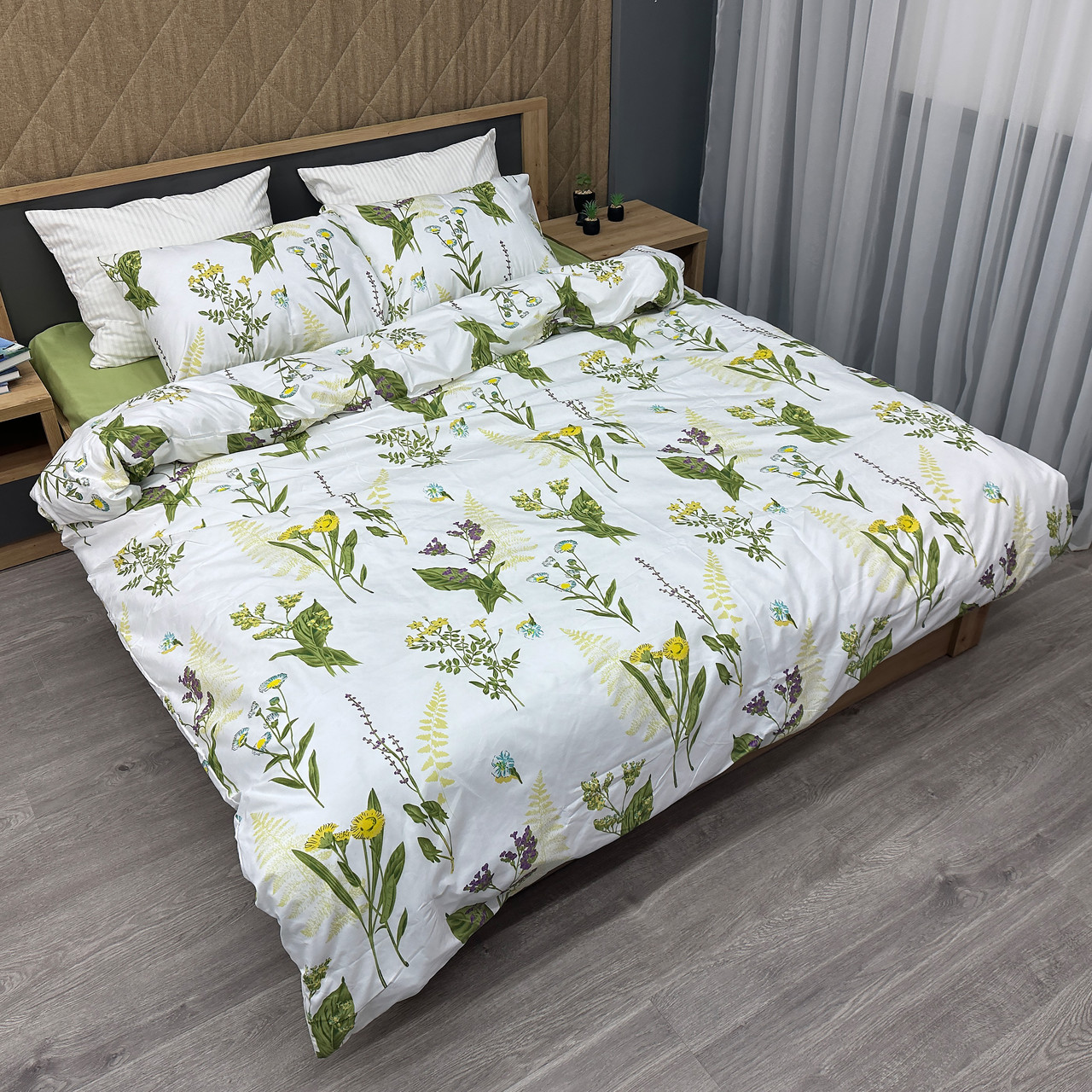 Комплект постільної білизни, Decorator Spring Glade з різнобарвним квітковим принтом