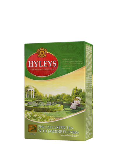 Зелений чай із квітами жасмину Hyleys English Tea 100 грамів Шрі-Ланка