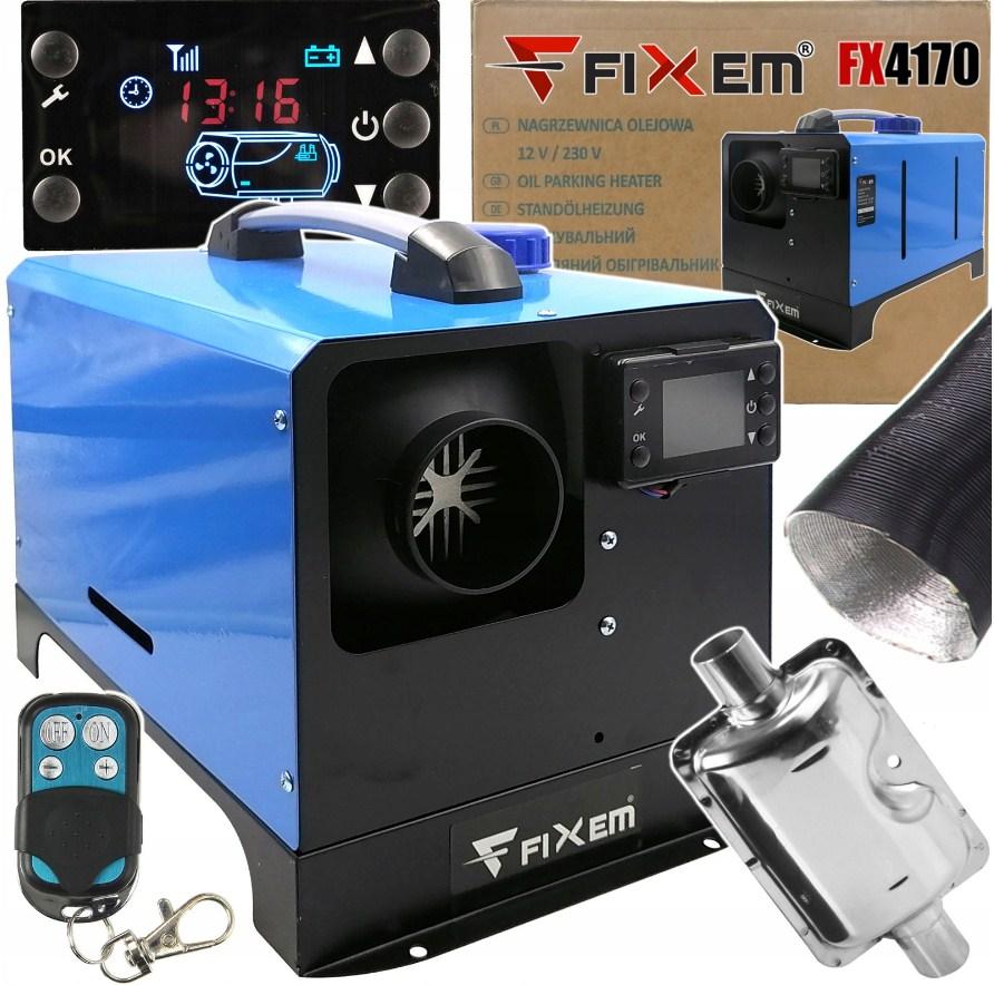 Автономний дизельний нагрівач Fixem 9 kW  12V-230V  FX4170