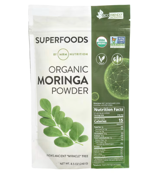 Органічний порошок з моринги MRM Nutrition 240 г