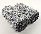 Запаска на плоску швабру мікрофібра 33 х 12 см із фіксацією з двох сторін змінний моп для плоскої швабри, фото 9