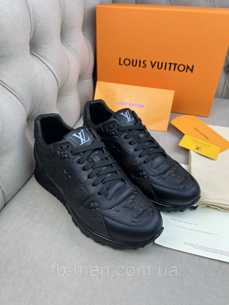 Кросівки Louis Vuitton Run Away шкіряні якість преміум