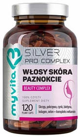 MYVITA SILVER PRO COMPLEX ВОЛОССЯ ШКІРА НІГТІ120