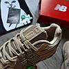Чоловічі кросівки New Balance 1906R Cordura Beige (Бежеві) Нью Беланс 1906Р замша нейлон текстиль демісезон, фото 3