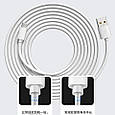 Кабель USB — micro USB для швидкого заряджання. Кабель 3 м. DIGOO, фото 4