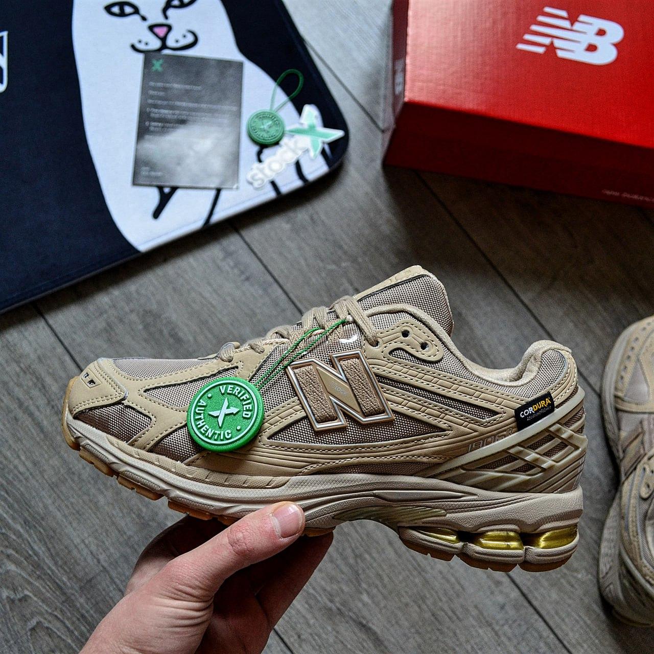 Чоловічі кросівки New Balance 1906R Cordura Beige (Бежеві) Нью Беланс 1906Р замша нейлон текстиль демісезон