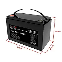 Літієвий акумулятор Cyclen 100AH 12.8V LiFePo4, фото 3