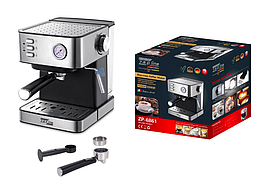 Рожкова кавомашина, кавоварка Еспресо-машина Barista 2500Вт 15Bar Zepline ZP-6861  функцією спінювання молока