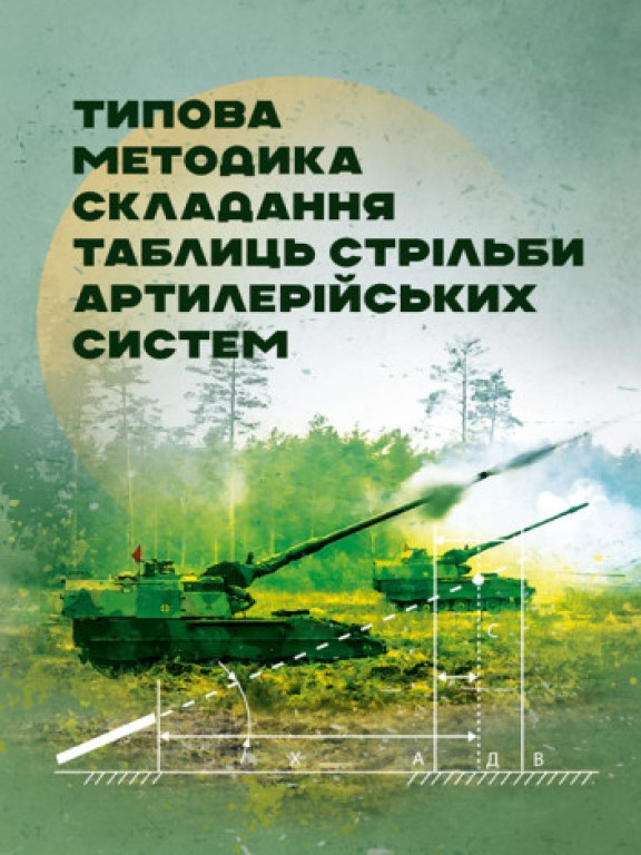 Типова методика складання таблиць стрільби артилерійських систем