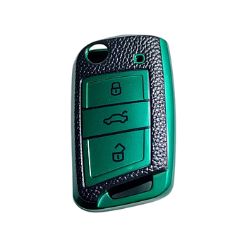 Чохол для ключа Skoda, шкіра