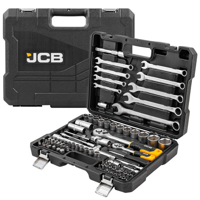 Набір інструментів 82 од. 1/4", 1/2" ( 6гр.) JCB Tools JCB-4821-5