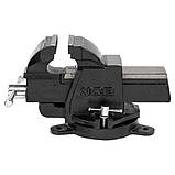 Лещата сталеві поворотні з ковадлом 4"-100 мм. JCB Tools JCB-6540304, фото 4