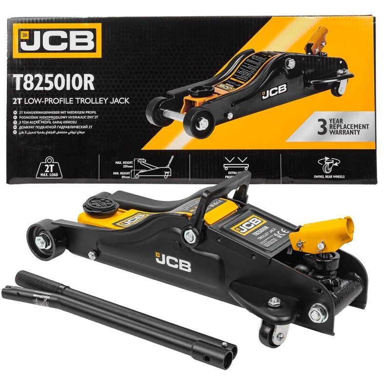 Домкрат підкатний гідравлічний 2т JCB Tools JCB-T825010R