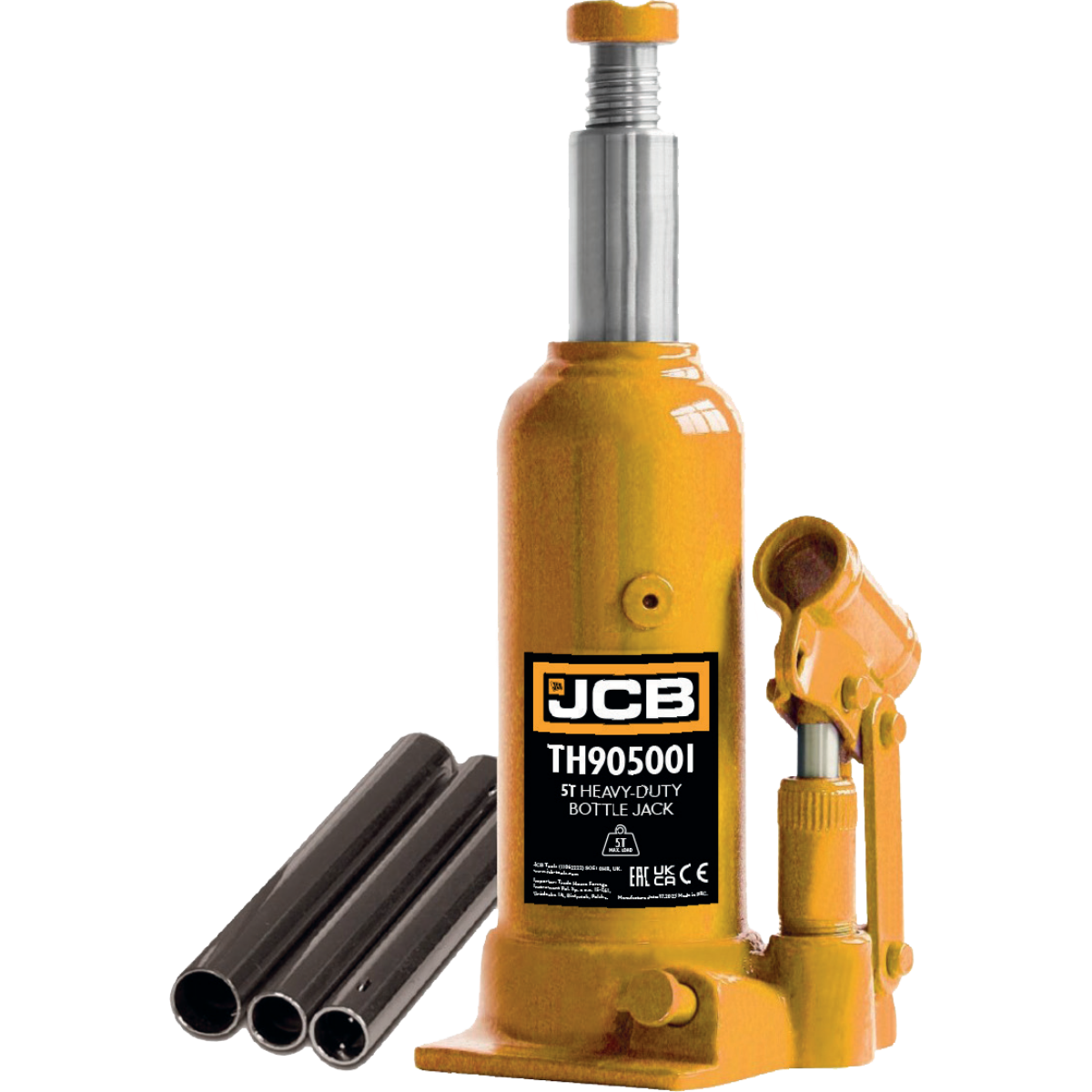 Домкрат пляшковий 5т JCB Tools JCB-TH905001
