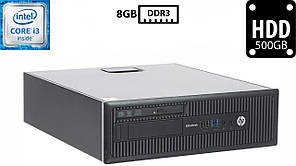 Комп'ютер HP EliteDesk 800 G1 SFF/Core i3-4130 3.40GHz/8GB DDR3/HDD 500GB/Intel HD Graphics 4400 Б/В