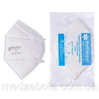 Респіратор Medicalspan-2 FFP2 NR без клапана, фото 1
