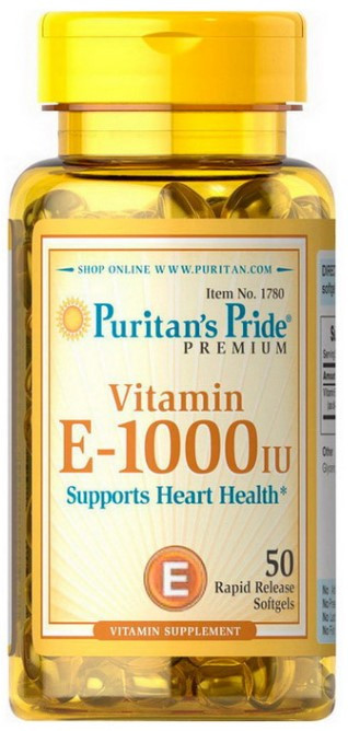 Вітамін Е Puritan's Pride Vitamin E-1000 IU 50 капс