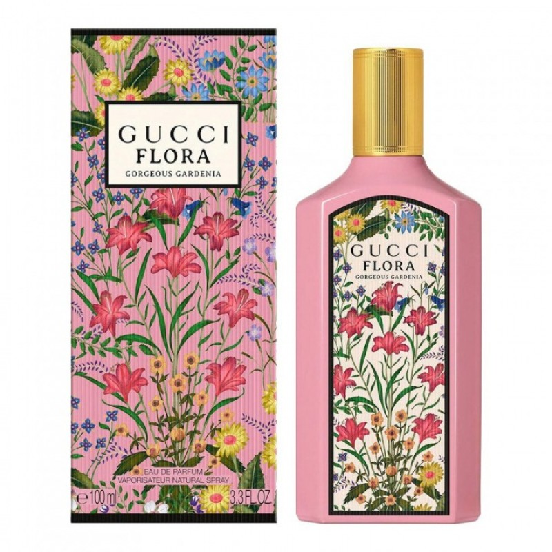 Парфумована вода Gucci Flora Gorgeous Gardenia 100 ml. Гуччі Флора Горгеус Гарденія 100 мл.
