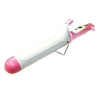 Плойка HD-28 кругла із затискачем d38 JUNMA