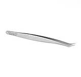 Staleks Pro Expert 40 Type 13 - професійний пінцет (L-подібний, 40°) для вій з нержавіючої сталі, фото 2