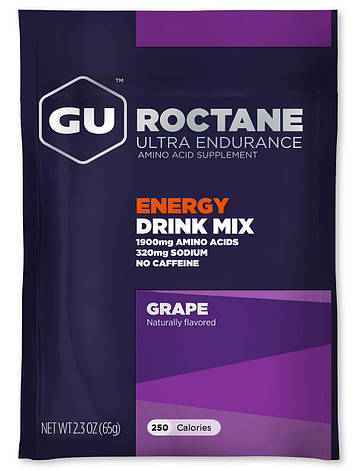 Ізотонік GU Energy ROCTANE Grape (без кофеїну), 1 порція, фото 1